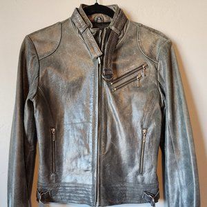 Whet Blu Leather Jacket "EUC"